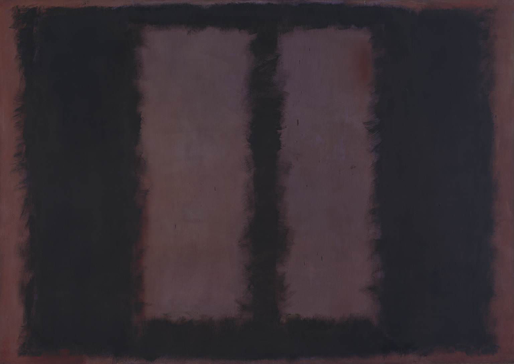 Black on Maroon in Detail Mark Rothko