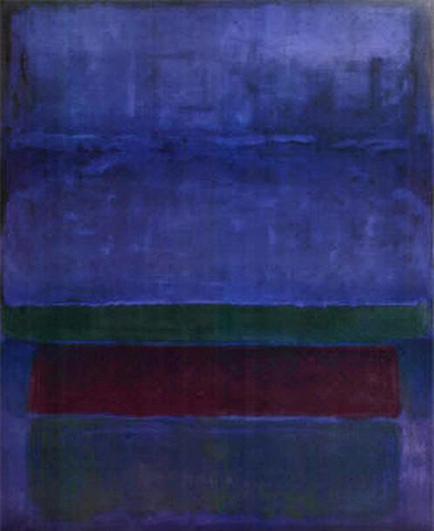 Blauw, Groen, en Brown, 1952 van Mark Rothko