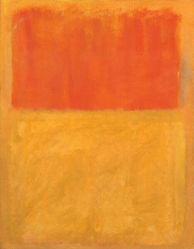 Orange and Tan Mark Rothko