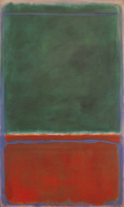 Green and Maroon by Mark Rothko 1953