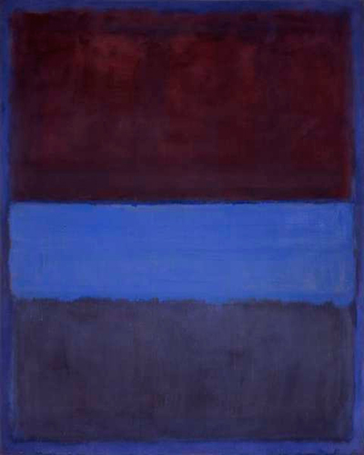 No. 61 (Rust and Blue) Mark Rothko