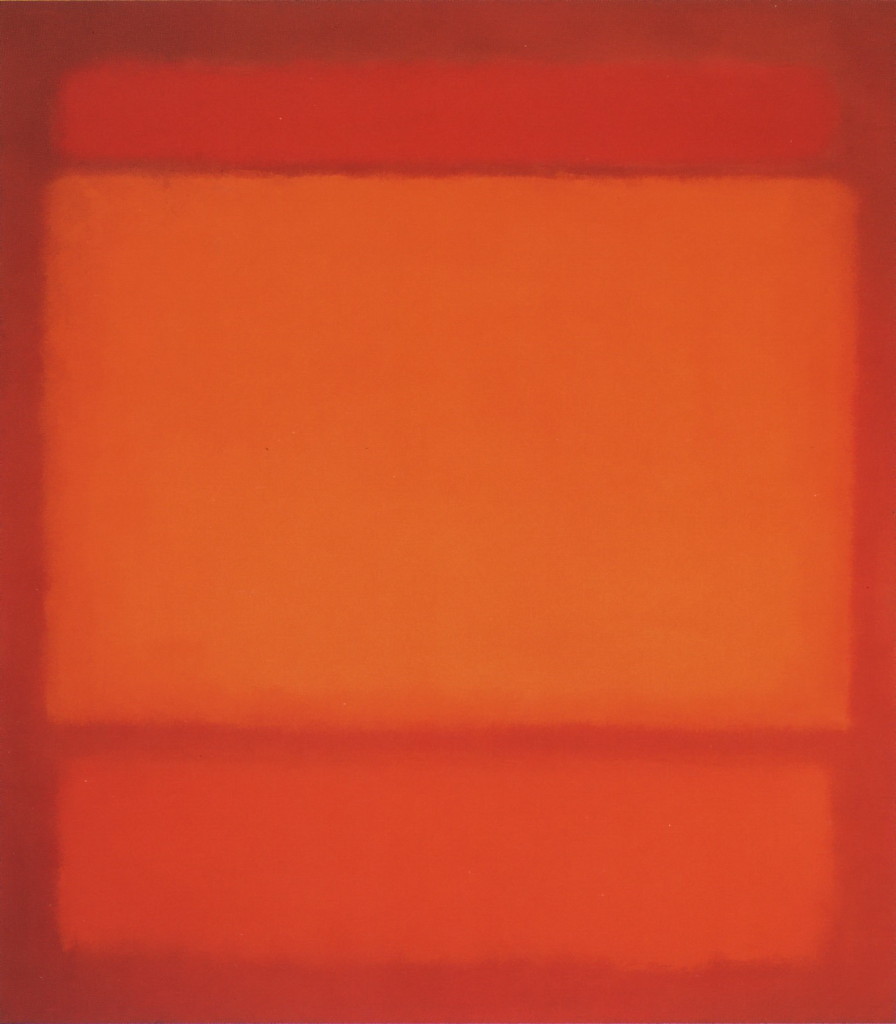 Red Orange Orange on Red by Mark Rothko