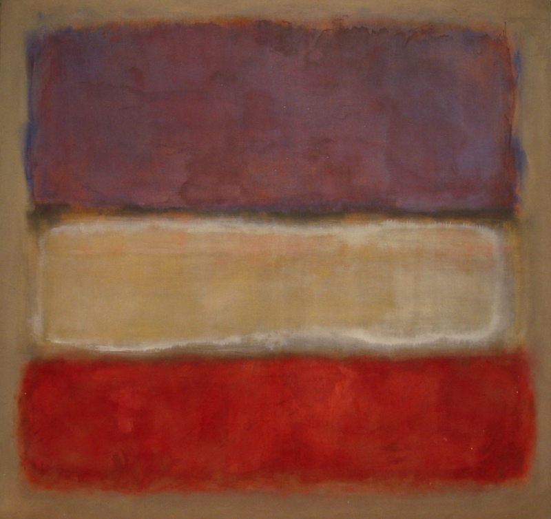 Untitled Purple, White and Red Mark Rothko